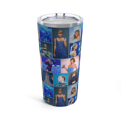 Taylor Swift Blue Dreams Collage 20oz Tumbler