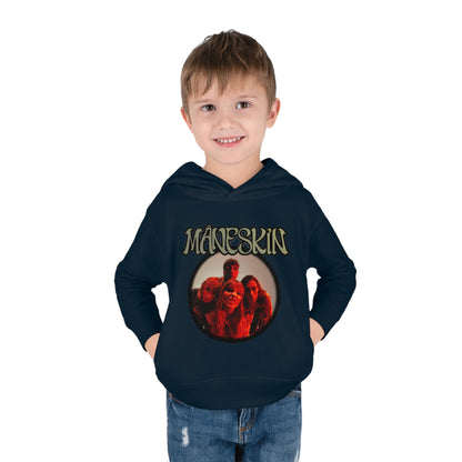 Måneskin Circular Group Photo Toddler Pullover Fleece Hoodie