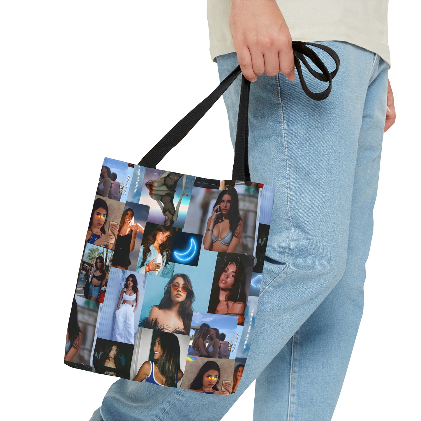 Madison Beer Mind In The Clouds Collage Tote Bag