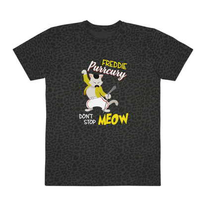 Queen Don't Stop Meow Freddie Purrcury Men's Fine Jersey Tee