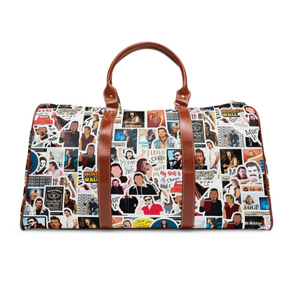 Morgan Wallen Sticker Collage Waterproof Travel Bag