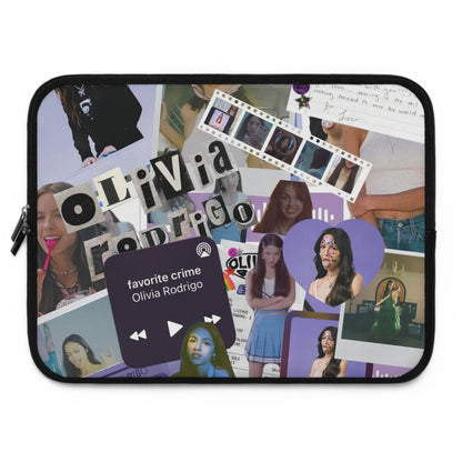 Olivia Rodrigo Deja Vu Collage Laptop Sleeve