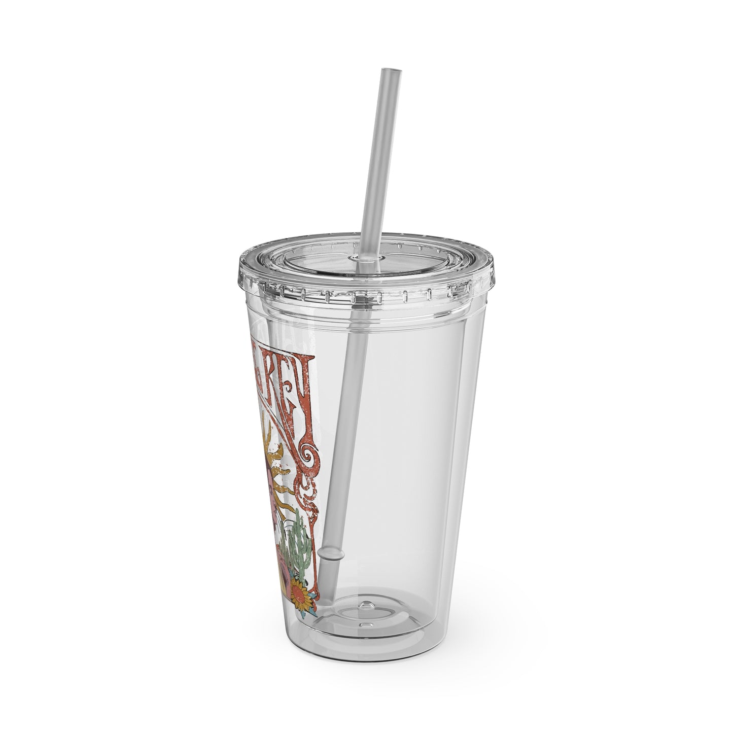 Lana Del Rey Vintage Artwork Sunsplash Tumbler with Straw