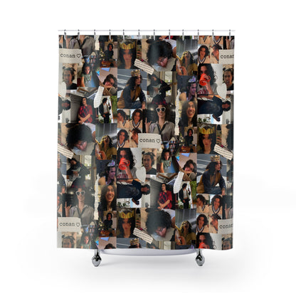 Conan Grey Being Cute Photo Collage Shower Curtain
