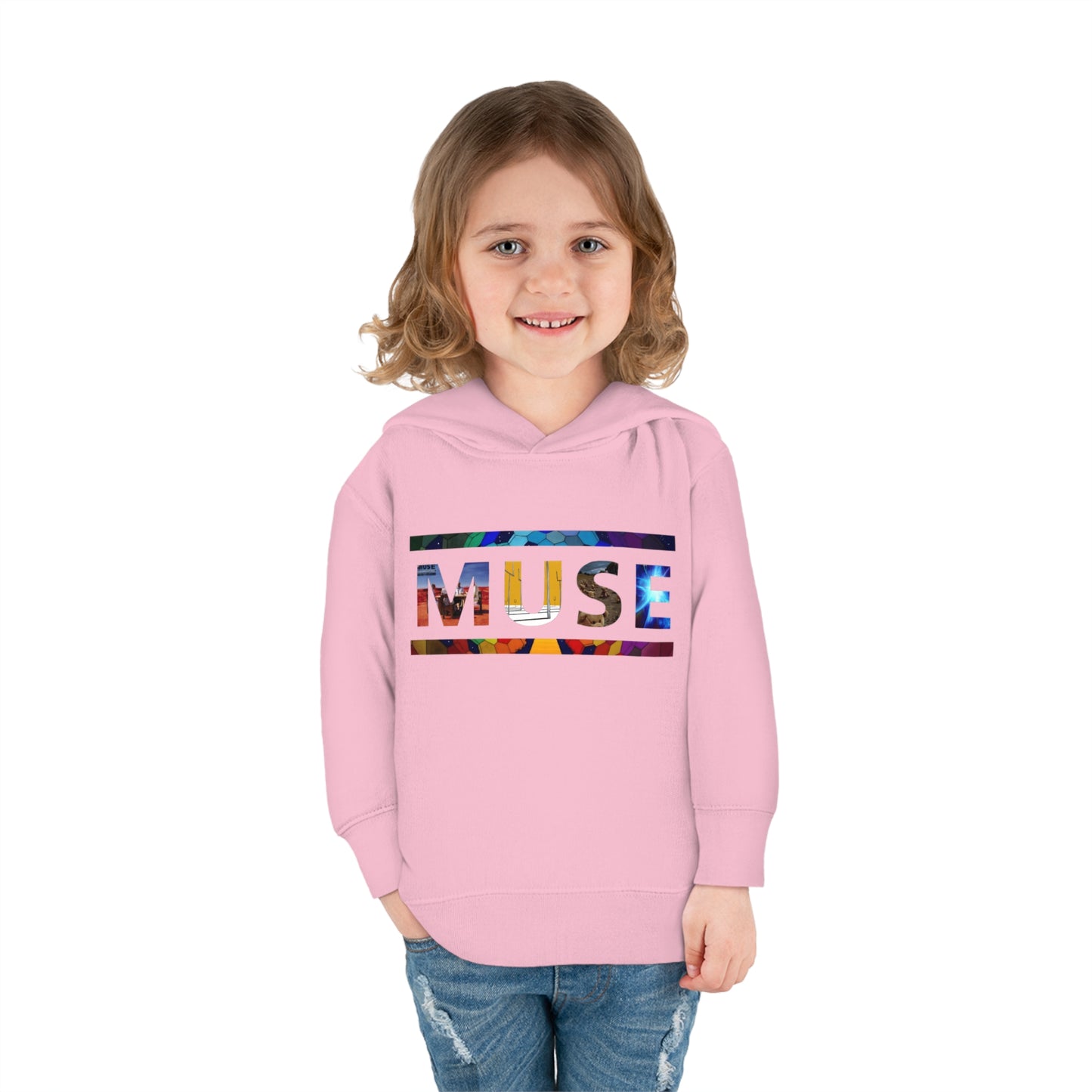 Muse Album Art Letters Toddler Pullover Fleece Hoodie