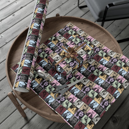 Taylor Swift Eras Collage Gift Wrap Paper