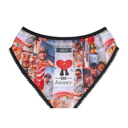 Bad Bunny Un Verano Sin Ti Photo Collage Women's Briefs Panties