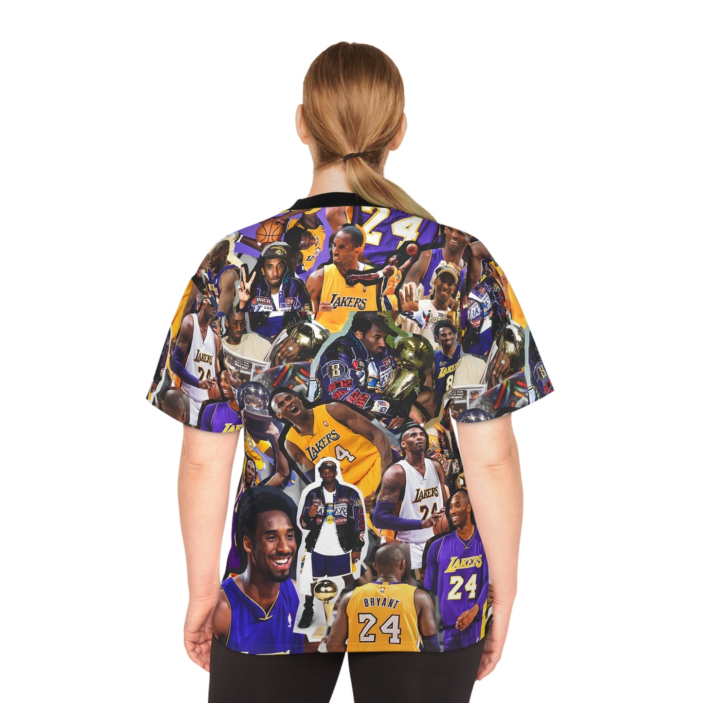 Kobe Bryant Career Moments Photo Collage Unisex Football Jersey