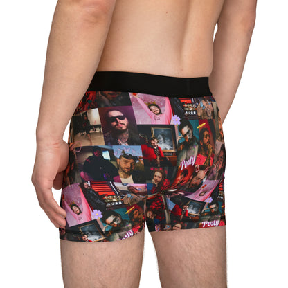 Post Malone Posty Love Photo Collage Men's Boxers