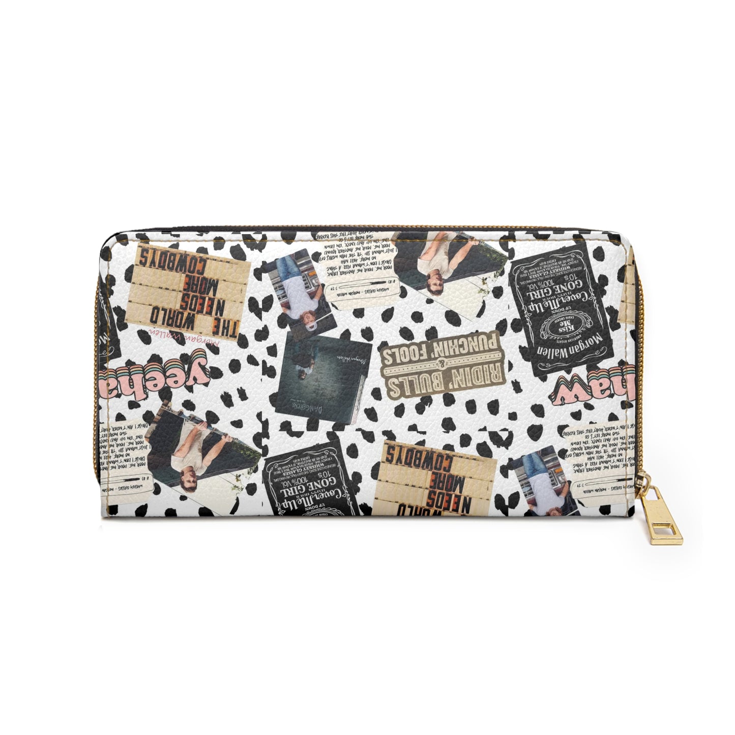 Morgan Wallen Yeehaw Collage Zipper Wallet