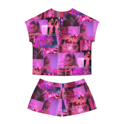 Ariana Grande 7 Rings Collage Women's Short Pajama Set