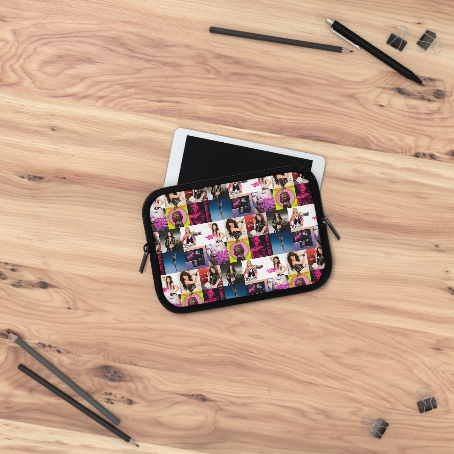 Miley Cyrus Album Cover Collage Laptop Sleeve