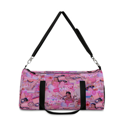 Ariana Grande Purple Vibes Collage Duffel Bag