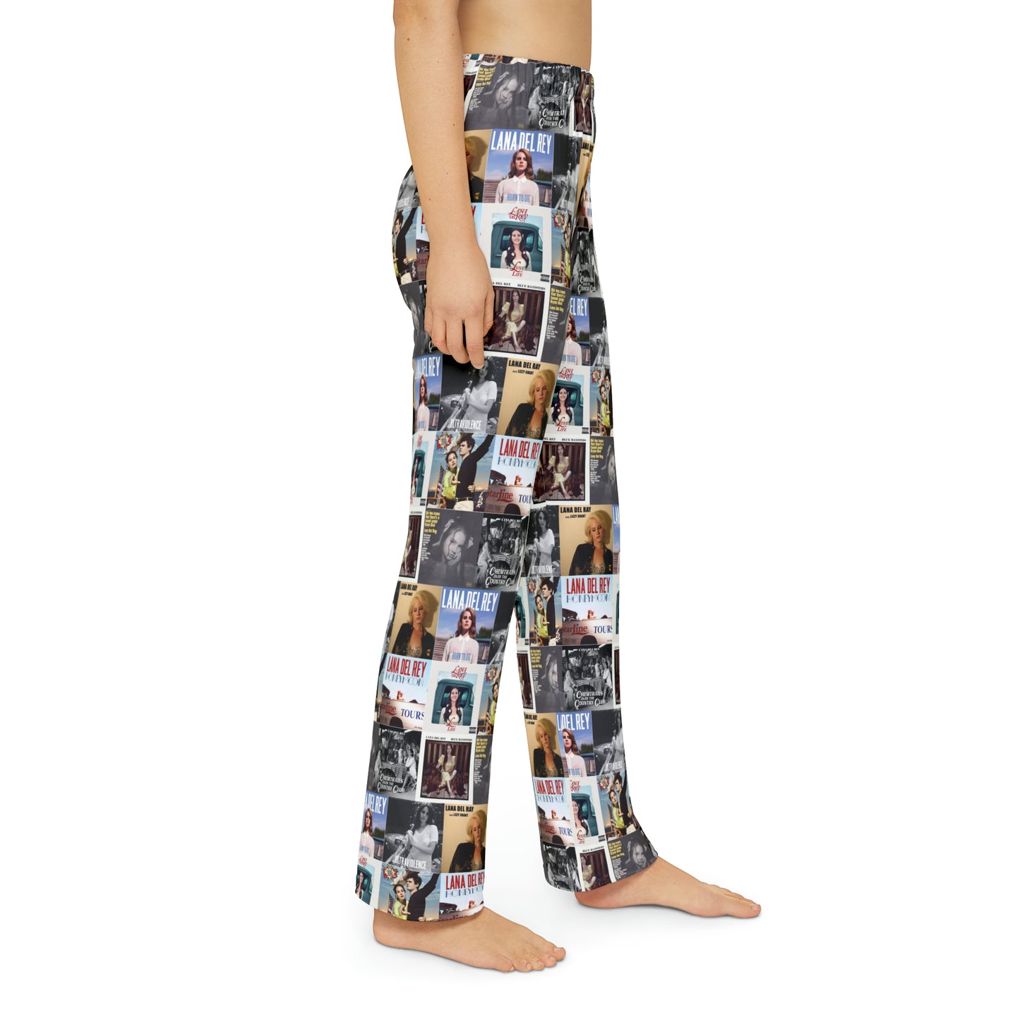 Lana Del Rey Album Cover Collage Kids Pajama Pants