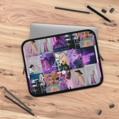 Ava Max Belladonna Photo Collage Laptop Sleeve