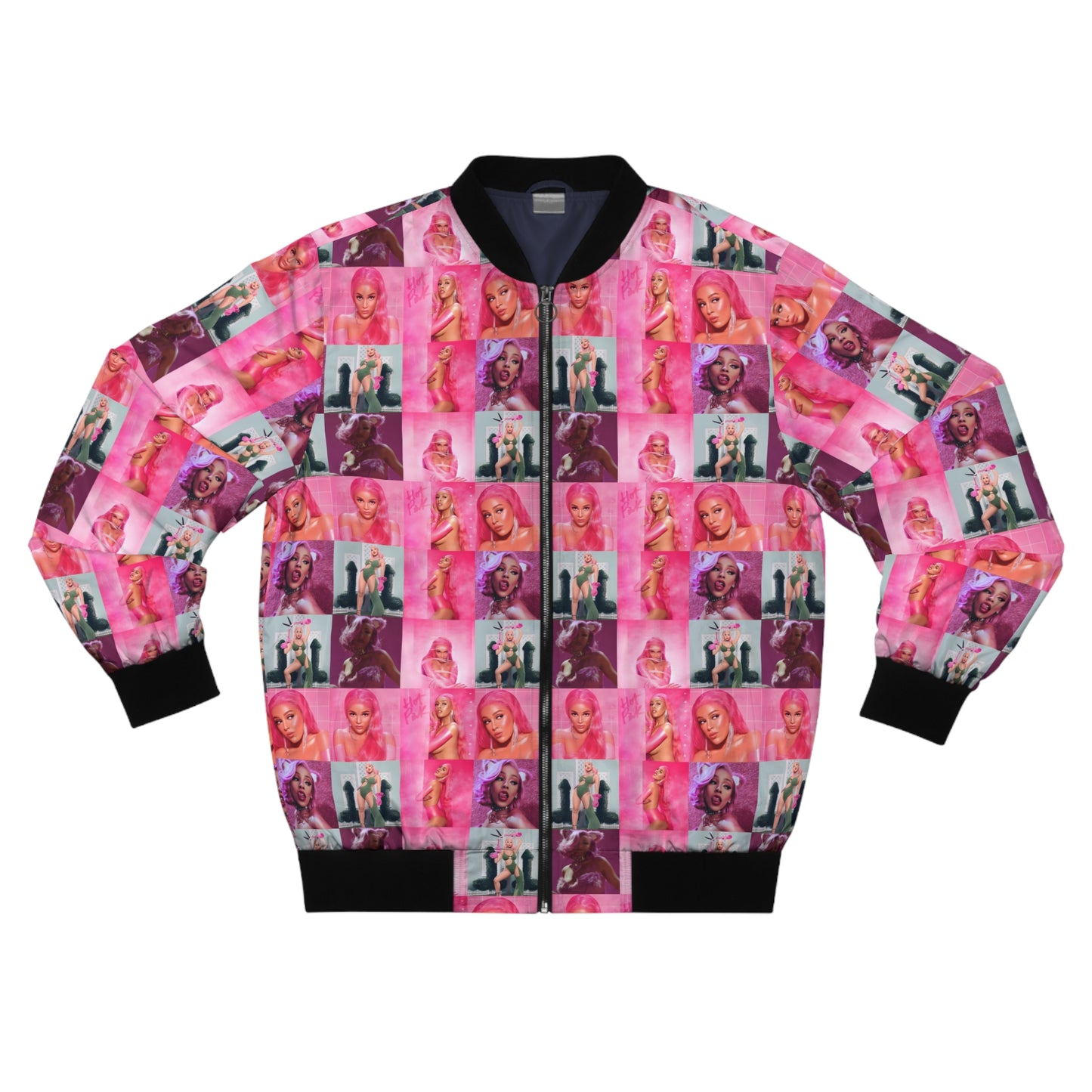 Doja Cat Hot Pink Mosaic Men's Bomber Jacket