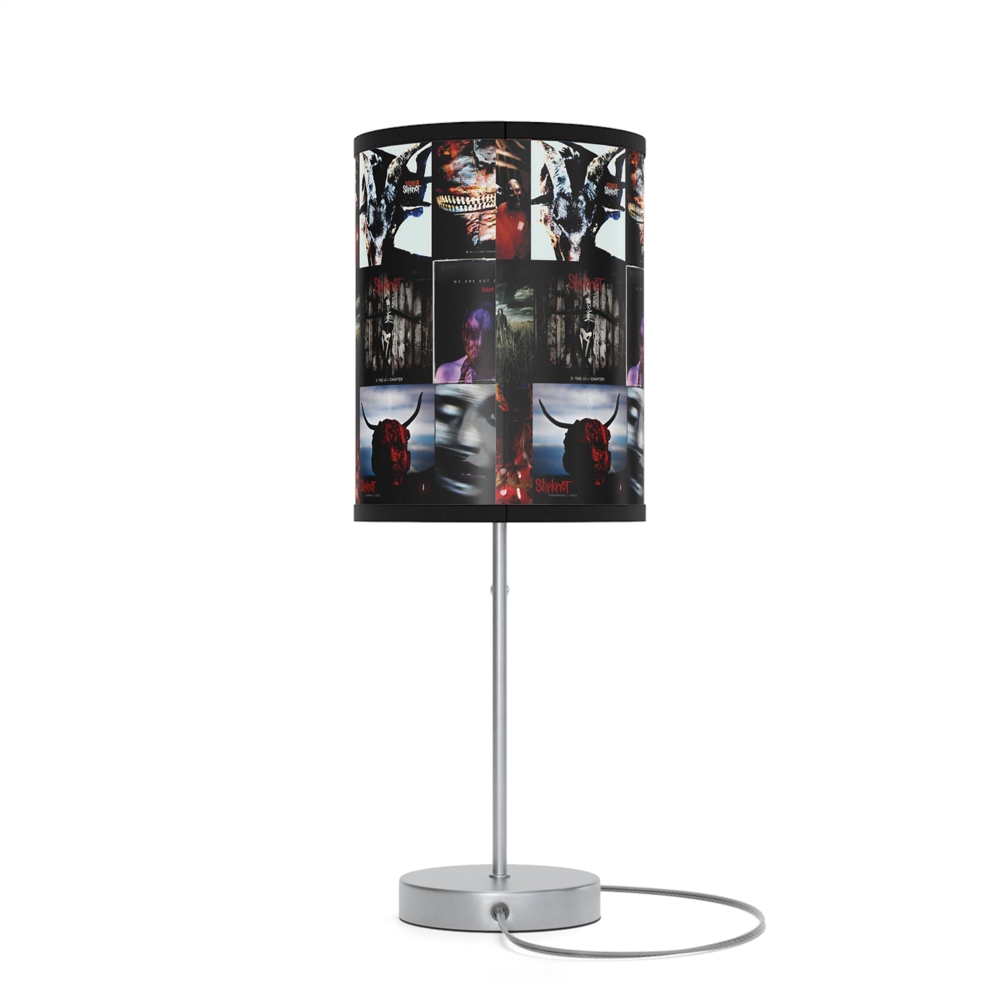 Slipknot Album Art Collage Lamp on a Stand