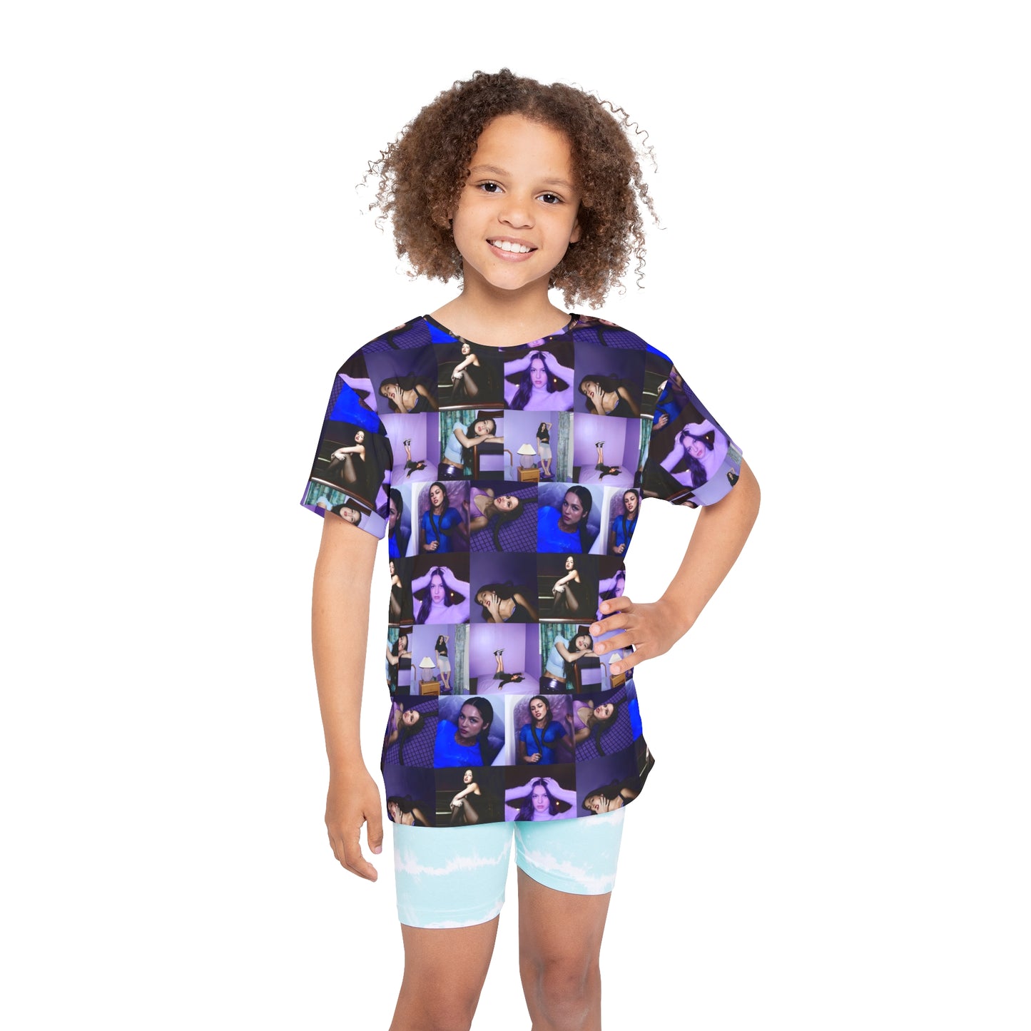 Olivia Rodrigo Guts Mosaic Kids Sports Jersey