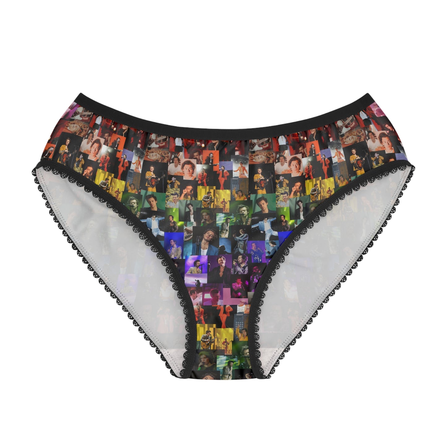 Harry Styles Rainbow Photo Collage Women's Briefs Panties