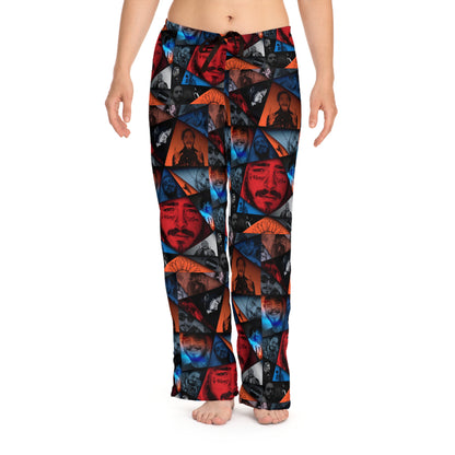 Post Malone Crystal Portaits Collage Women's Pajama Pants