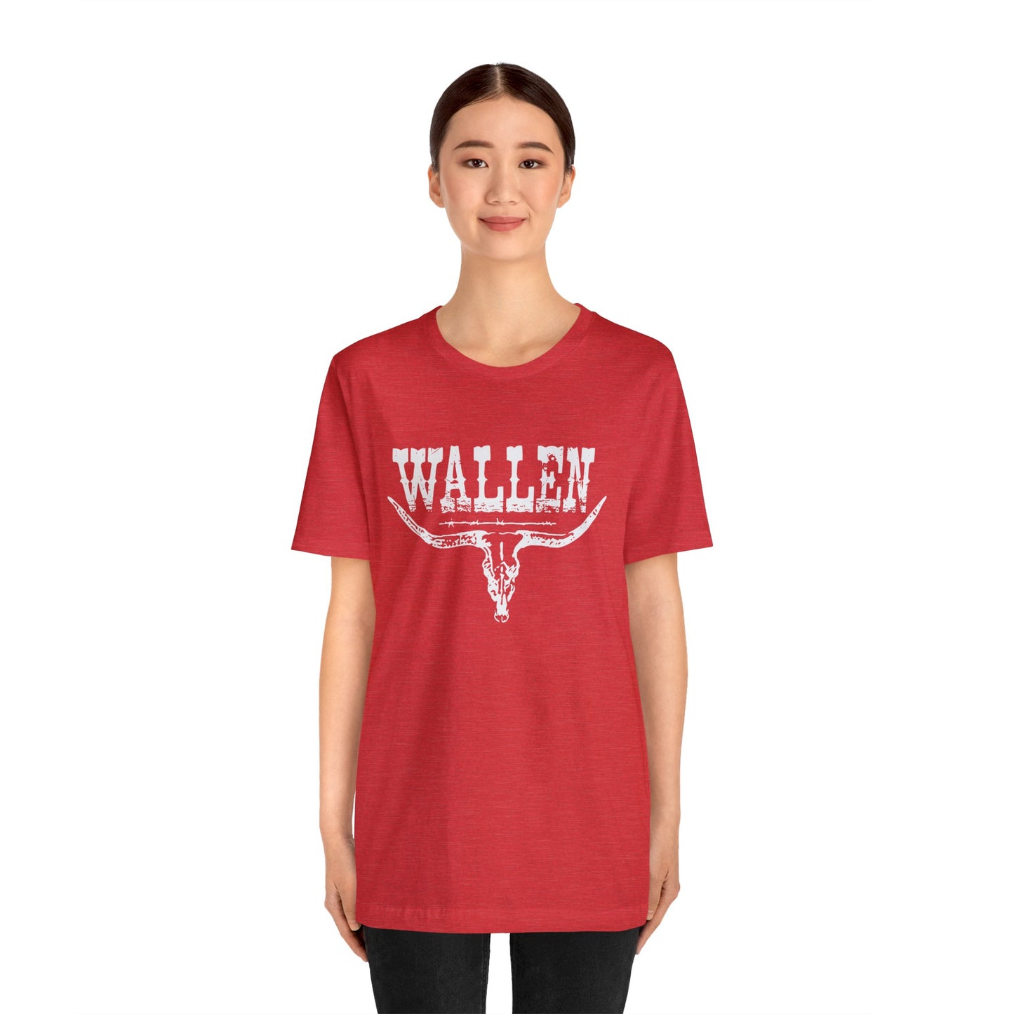 Morgan Wallen White Logo Unisex Jersey Short Sleeve Tee Shirt