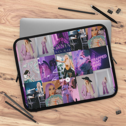 Ava Max Belladonna Photo Collage Laptop Sleeve