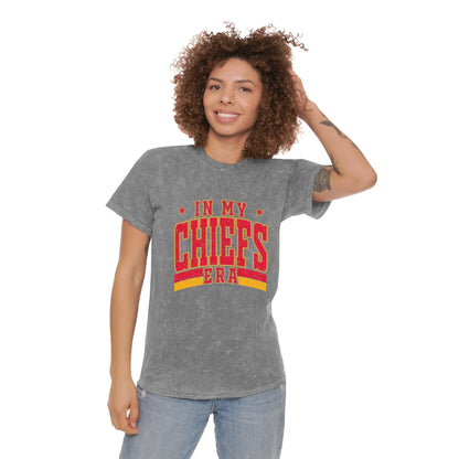 Taylor Swift In My Chiefs Era Unisex Mineral Wash Vintage Tee Shirt