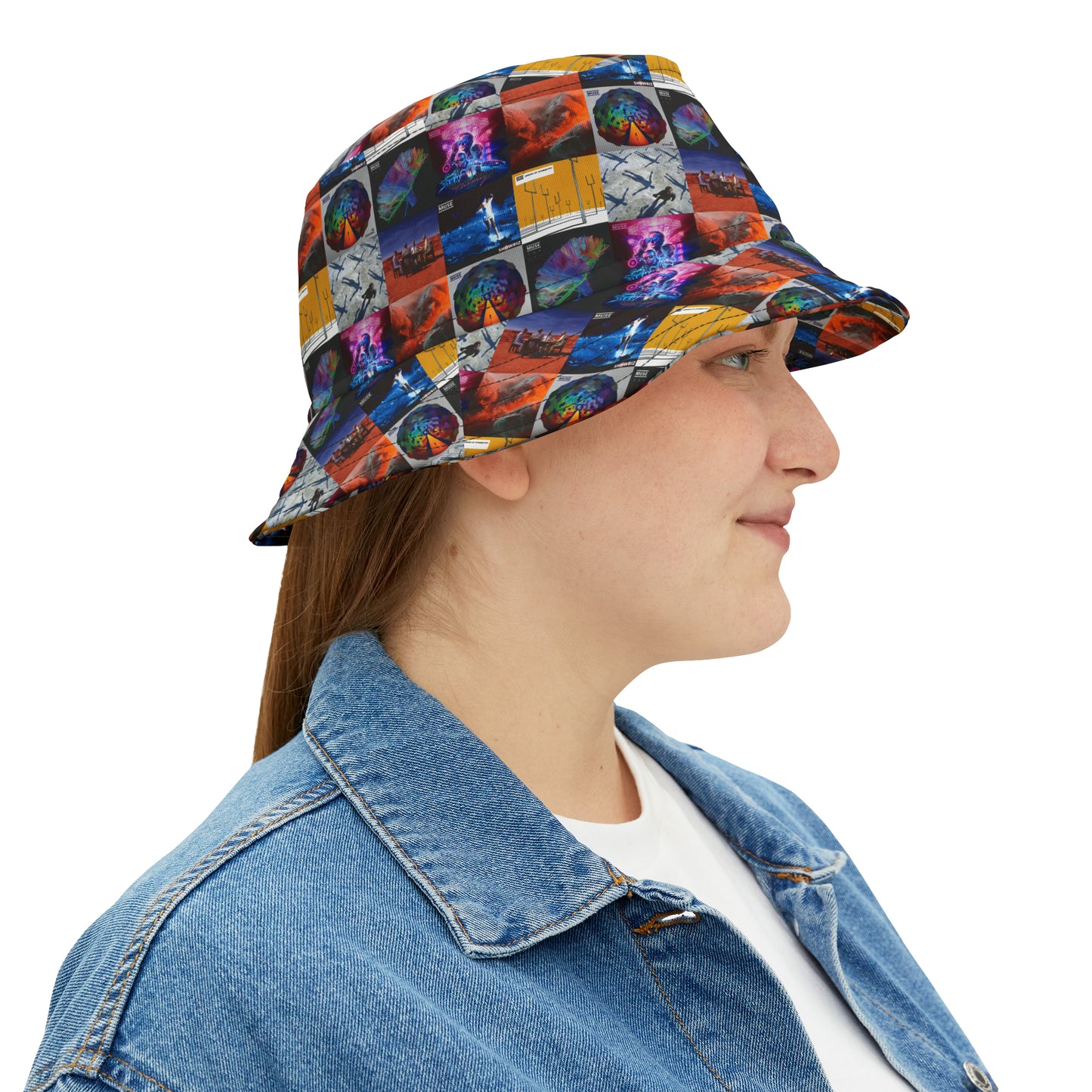 Muse Album Cover Collage Bucket Hat