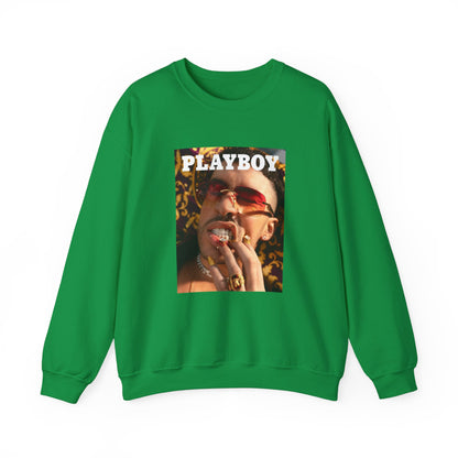 Bad Bunny Playboy Cover Unisex Heavy Blend Crewneck Sweatshirt