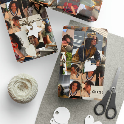 Conan Grey Being Cute Photo Collage Gift Wrapping Paper