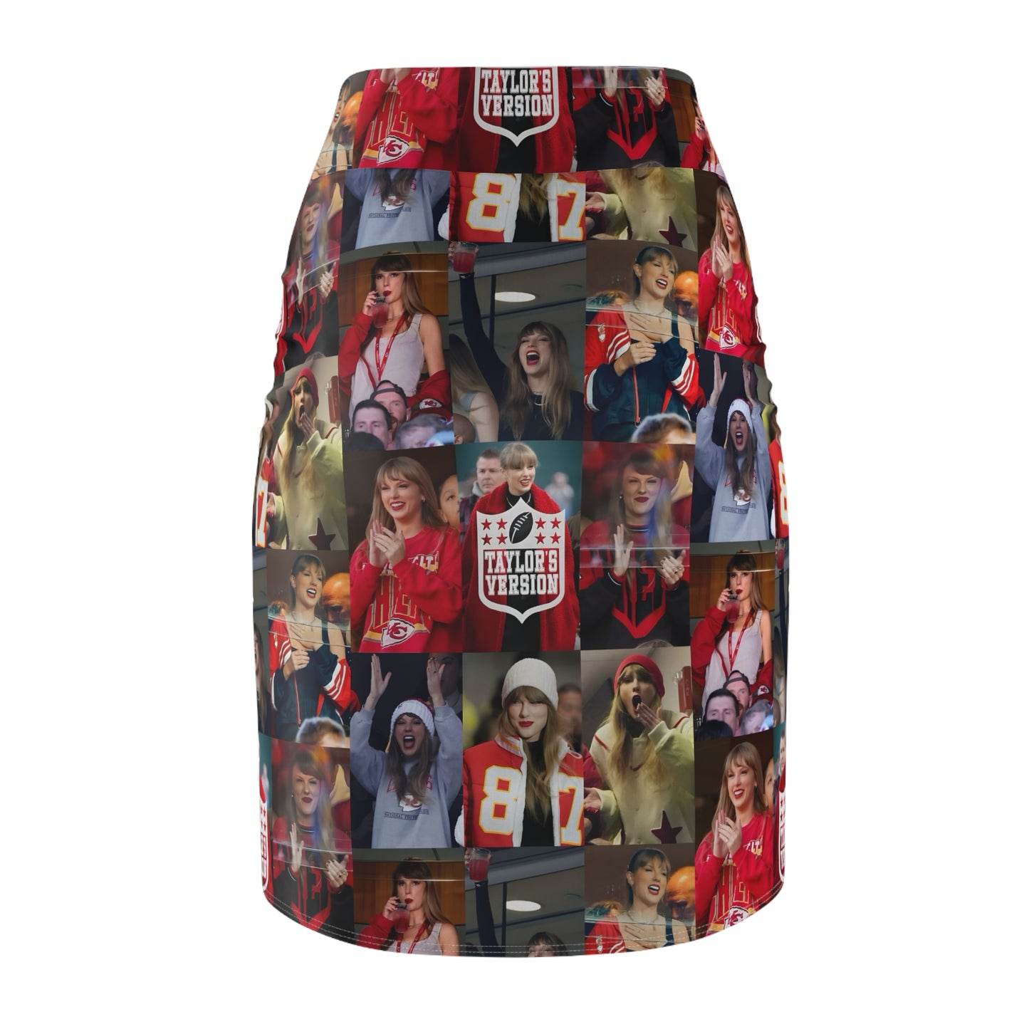 Taylor Swift Chiefs Fan Taylor's Version Women's Pencil Skirt