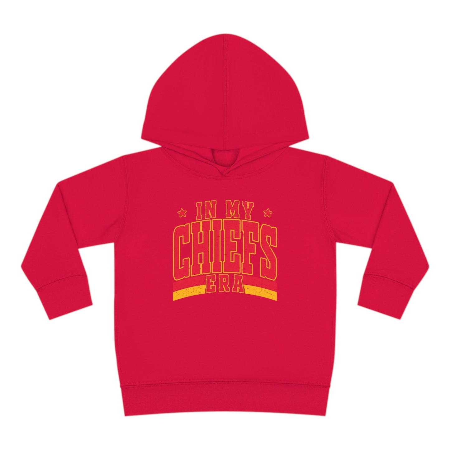 Taylor Swift In My Chiefs Era Toddler Pullover Fleece Hoodie