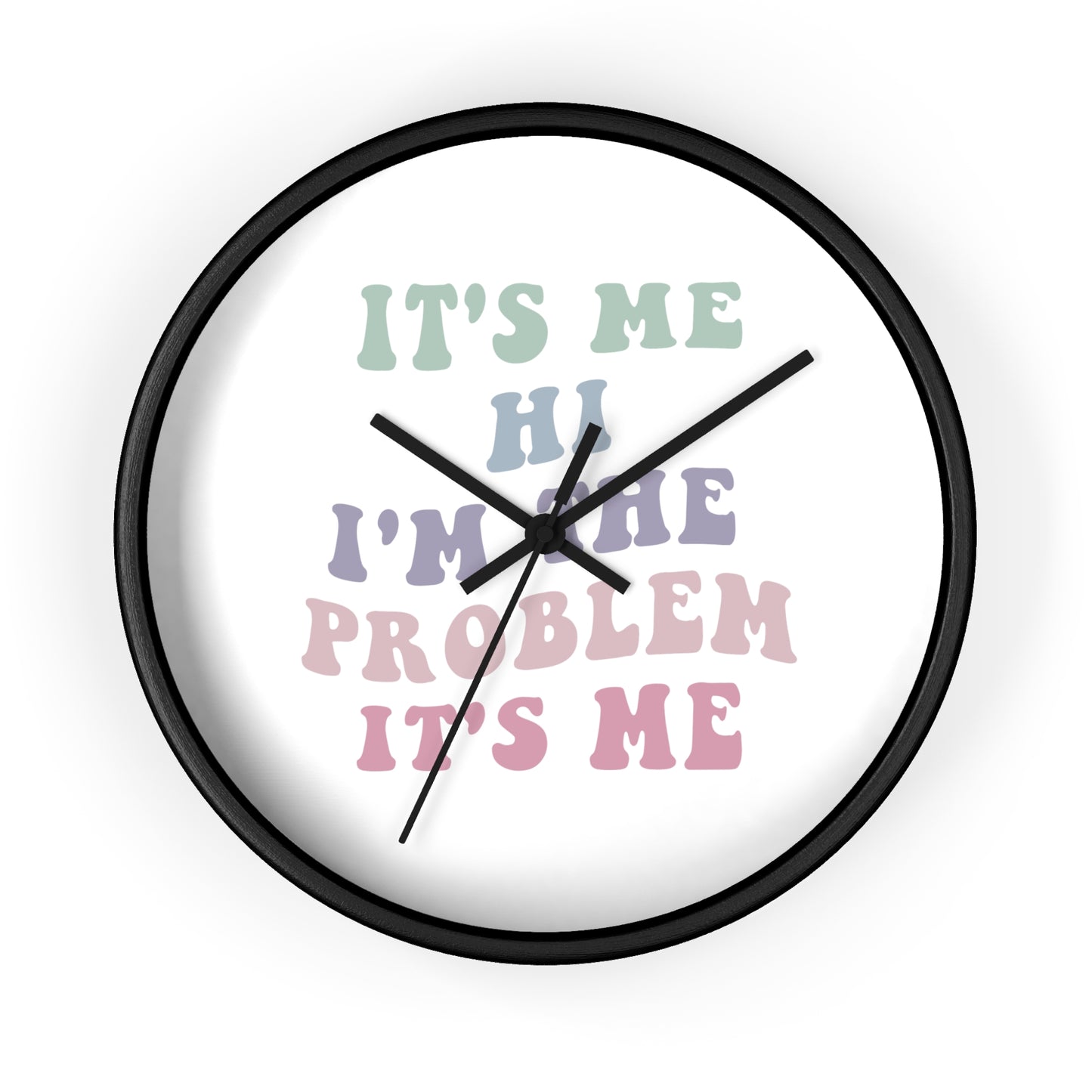 Taylor Swift It's Me Hi Round Wall Clock