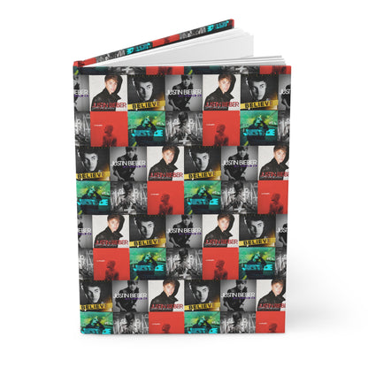 Justin Bieber Album Cover Collage Hardcover Journal