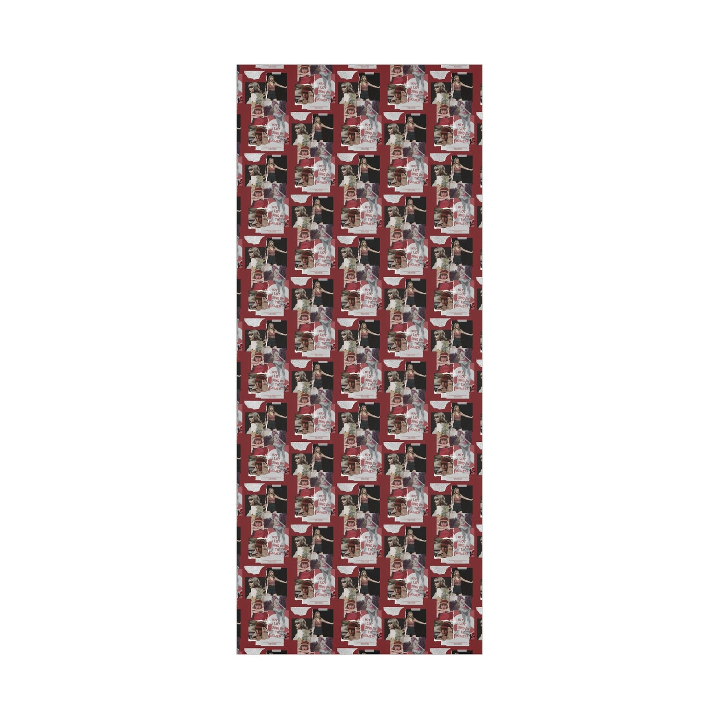 Taylor Swift Red Taylor's Version Collage Gift Wrap Paper