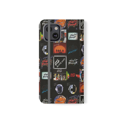 Daft Punk Album Cover Art Collage Phone Flip Case