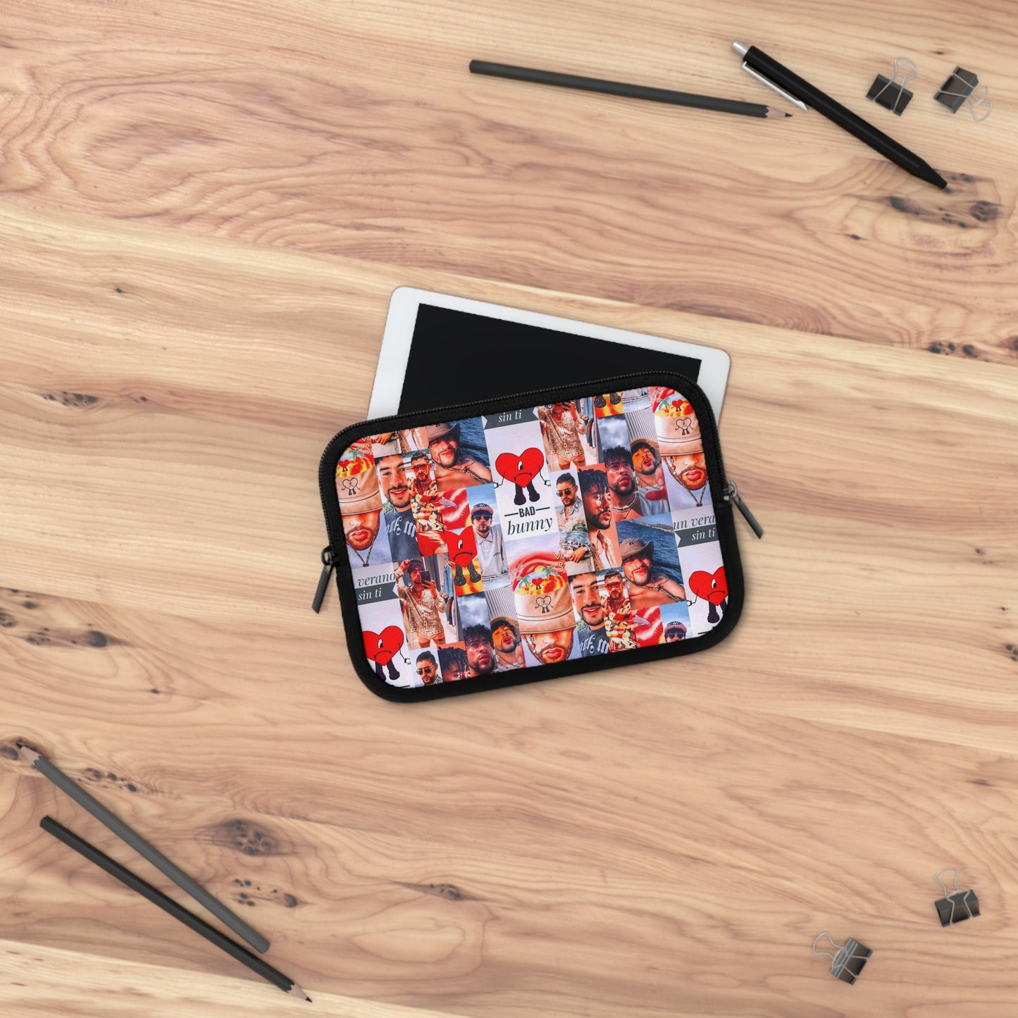 Bad Bunny Un Verano Sin Ti Photo Collage Laptop Sleeve