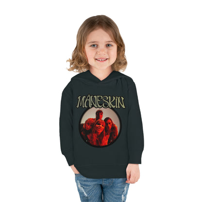 Måneskin Circular Group Photo Toddler Pullover Fleece Hoodie