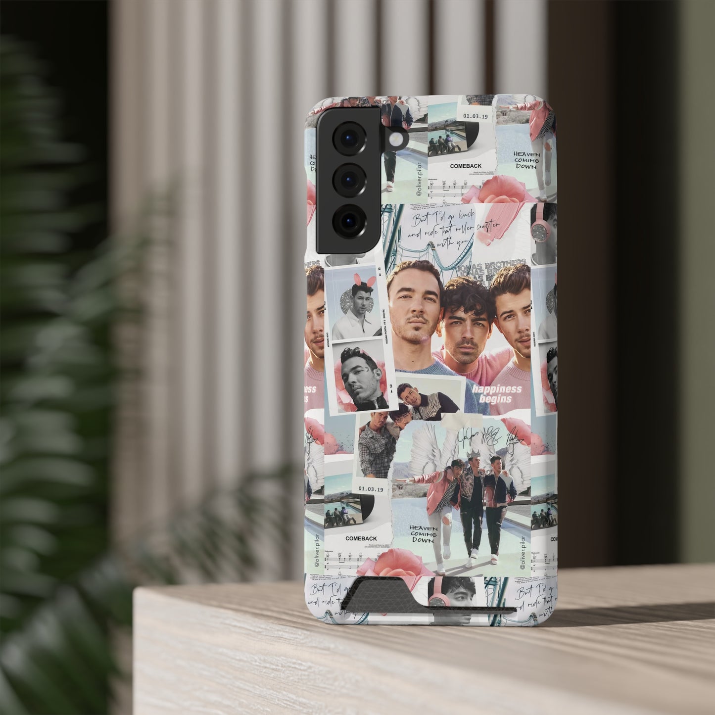 Jonas Brother Happiness Begins Collage Phone Case With Card Holder