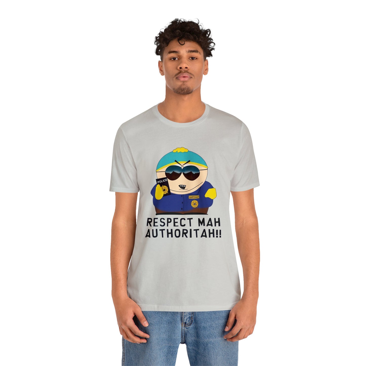 South Park Cartman Respect Mah Autheritah! Unisex Jersey Short Sleeve Tee