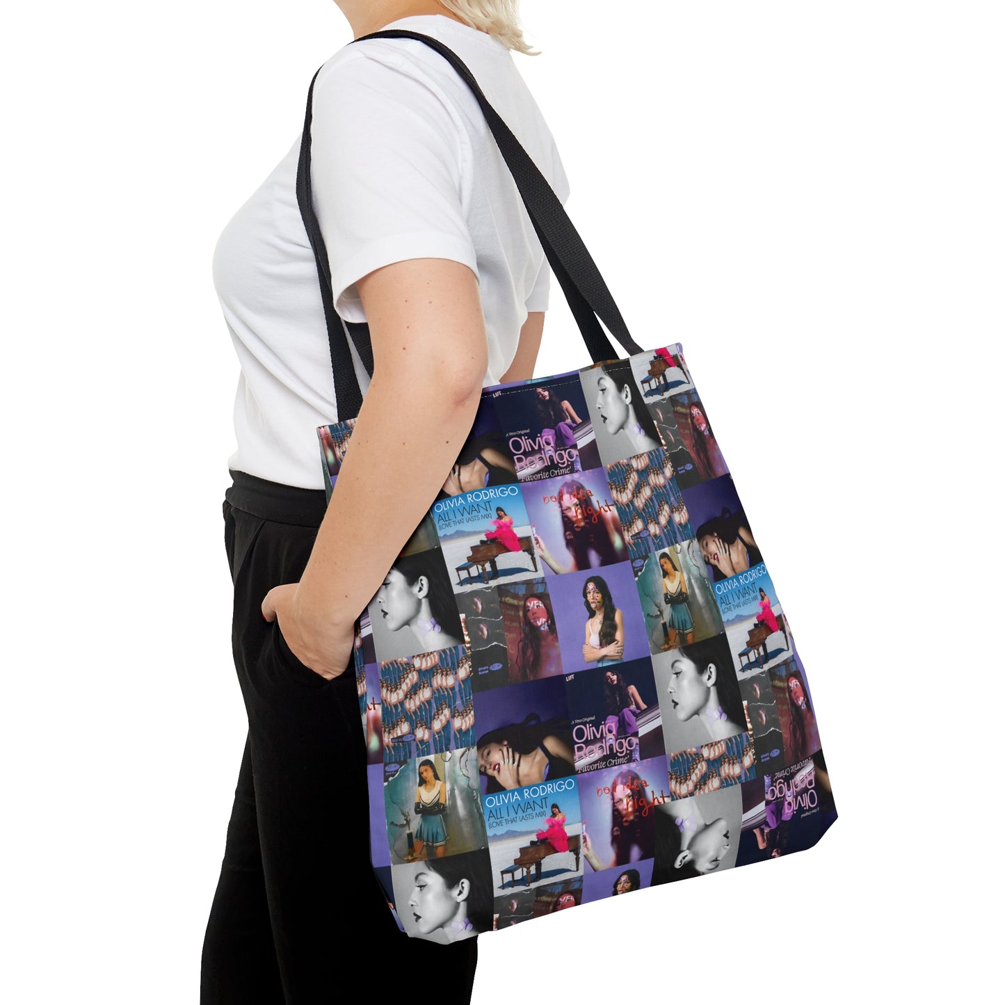 Olivia Rodrigo Album Cover Art Collage Tote Bag