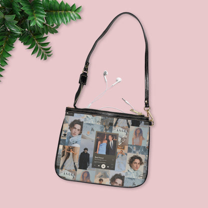 Timothee Chalamet And Zendaya Best Friend Collage Small Shoulder Bag