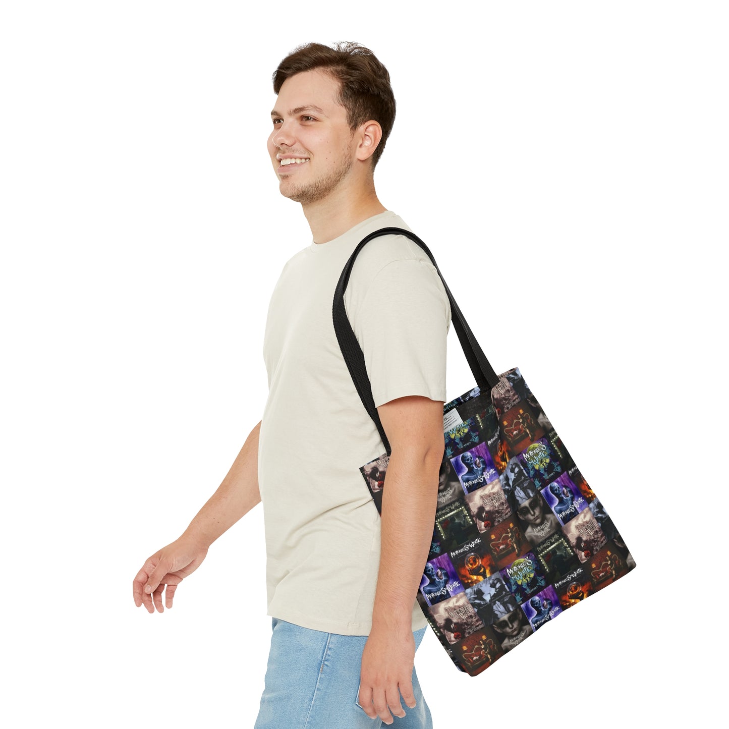 Motionless In White Album Cover Collage Tote Bag