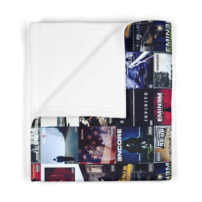 Eminem Album Art Cover Collage Soft Fleece Baby Blanket