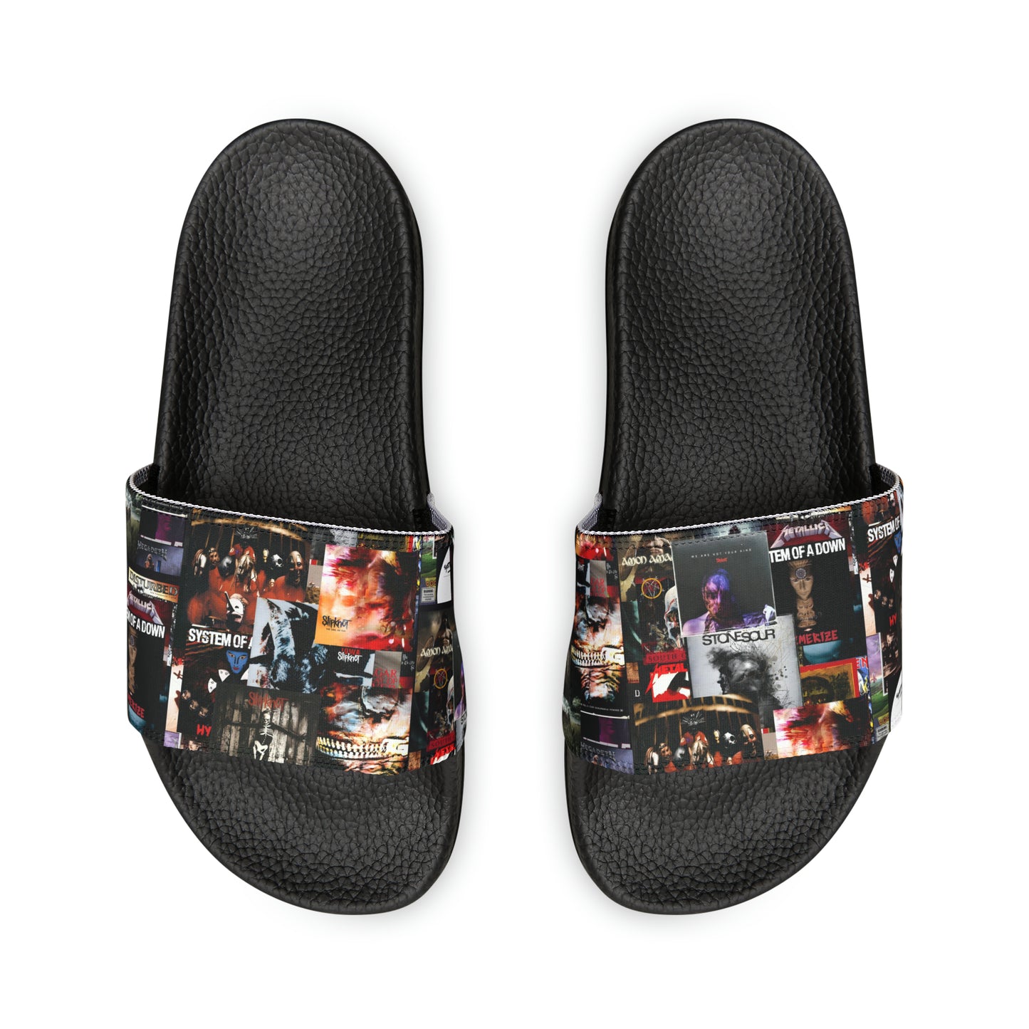 Slipknot Chaotic Album Art Collage Youth Slide Sandals