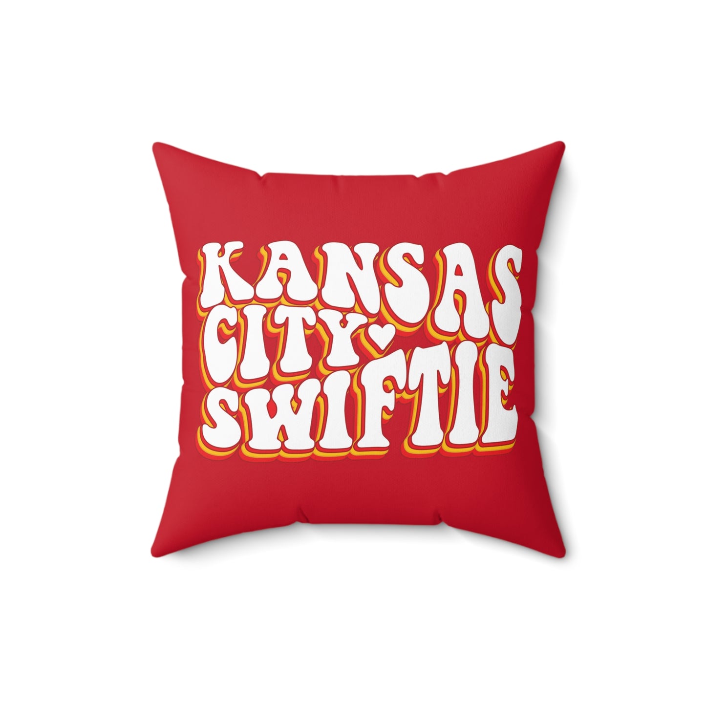 Taylor Swift Kansas City Swiftie Spun Polyester Square Pillow