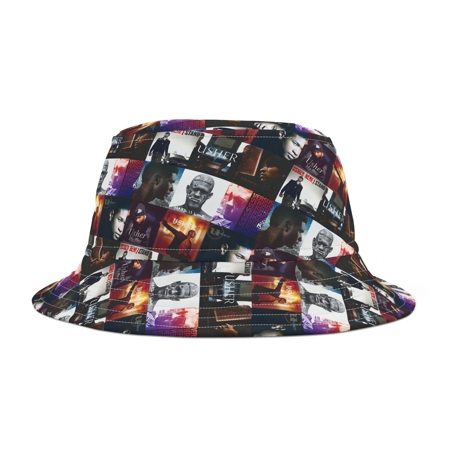 Usher Album Cover Art Mosaic Bucket Hat