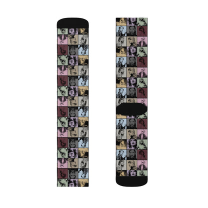 Taylor Swift Eras Collage Tube Socks