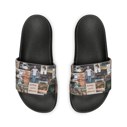 Morgan Wallen Darling You're Different Collage Women's Slide Sandals