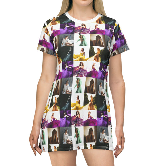 Taylor Swift Speak Now Mosaic T-Shirt Dress
